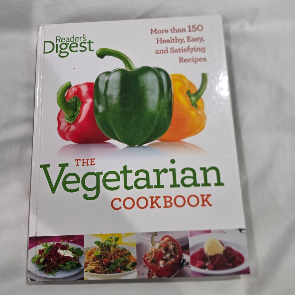 Reader's Digest The Vegetarian Cookbook Excellent Hardcover 150 Recipes